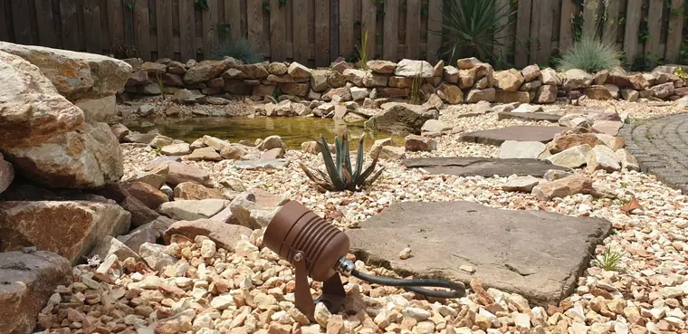 Verlichting in een mediterrane tuin, foto 3 van 4