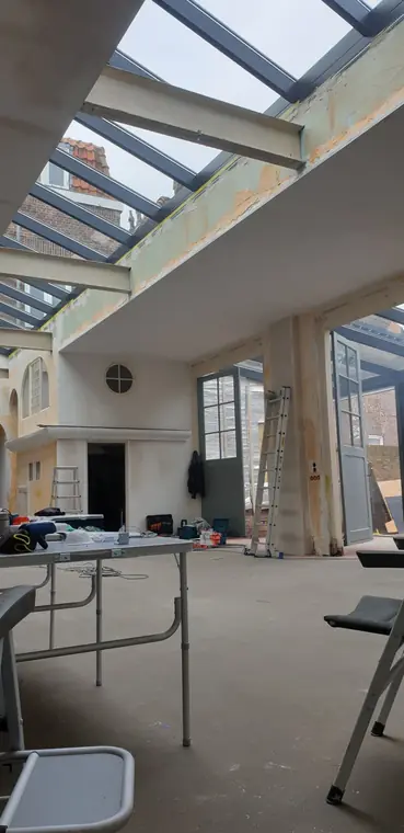 Verbouwing van de oude textielfabriek in Tilburg, foto 2 van 6