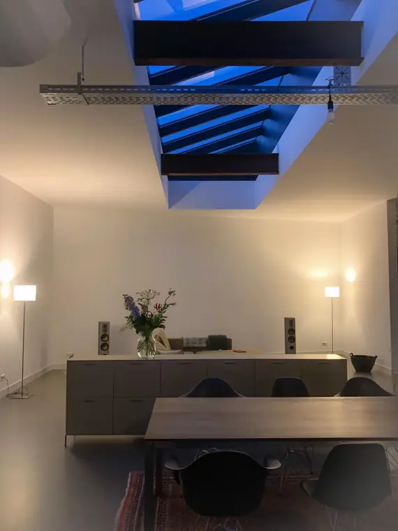 Verbouwing van een voormalige textielfabriek tot woonhuis, foto 7 van 8