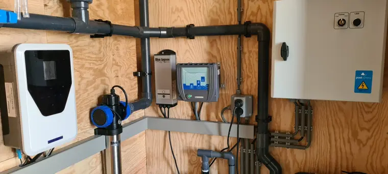 E-installatie van de zwembadtechniek in Sprang-Capelle, foto 3 van 3